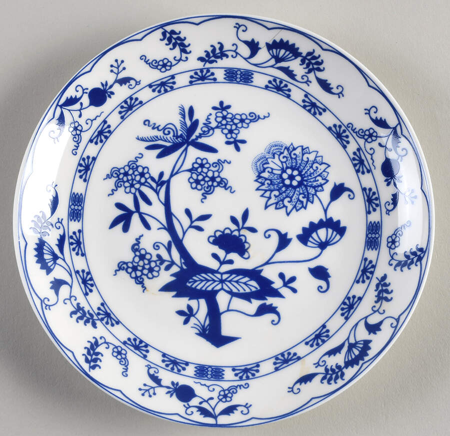 Blue Onion Appetizer Plate by Roscher & Co-1