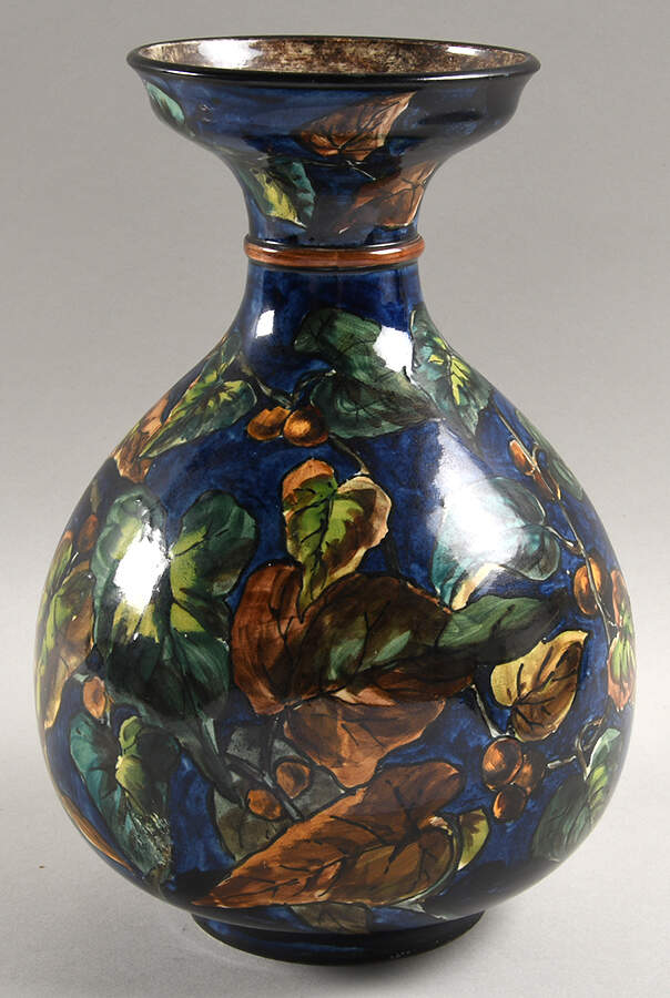 Lambeth Ware Giftware 8" Vase by Royal Doulton-1