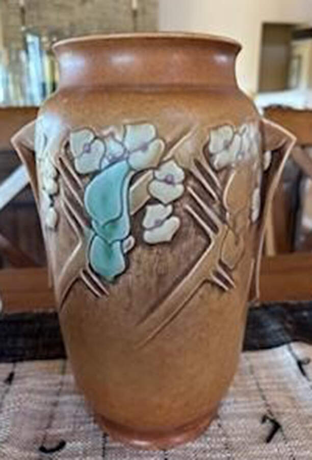 Clemana-Brown 10" Vase by Roseville-1