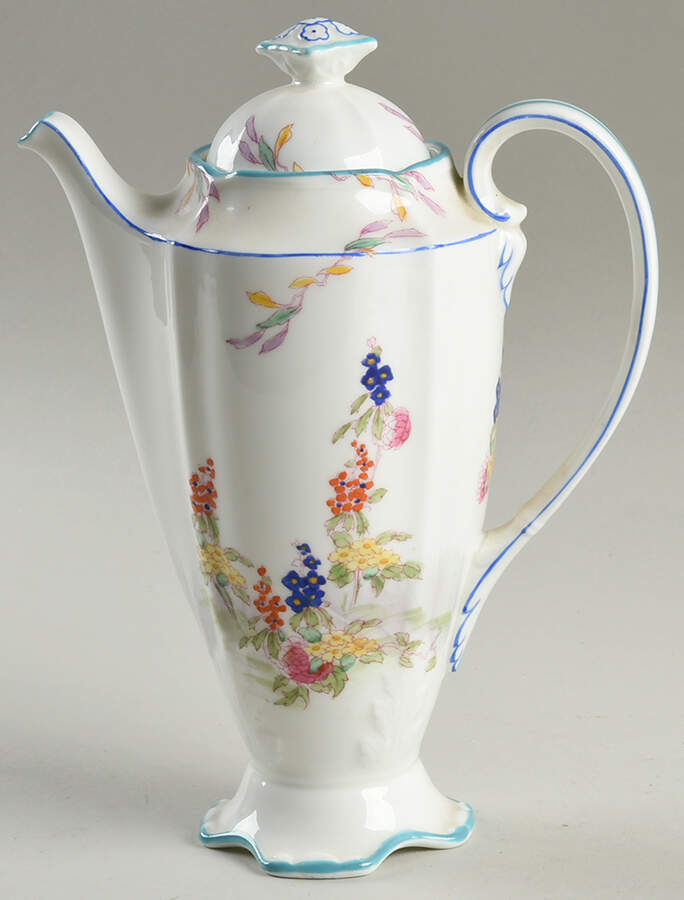 June Coffee Pot & Lid by Royal Doulton-1