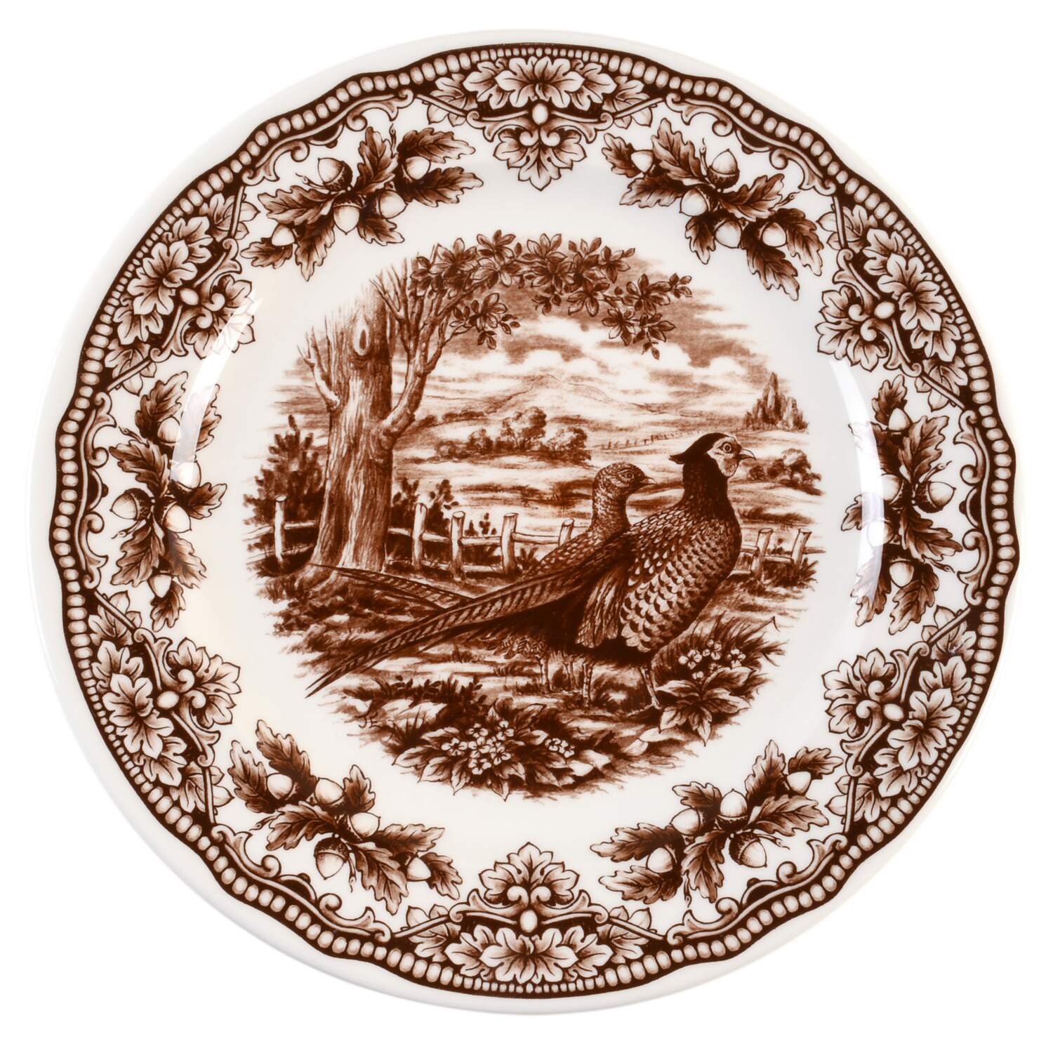Harvest Homeland Brown Dinner Plate by Royal Stafford-1