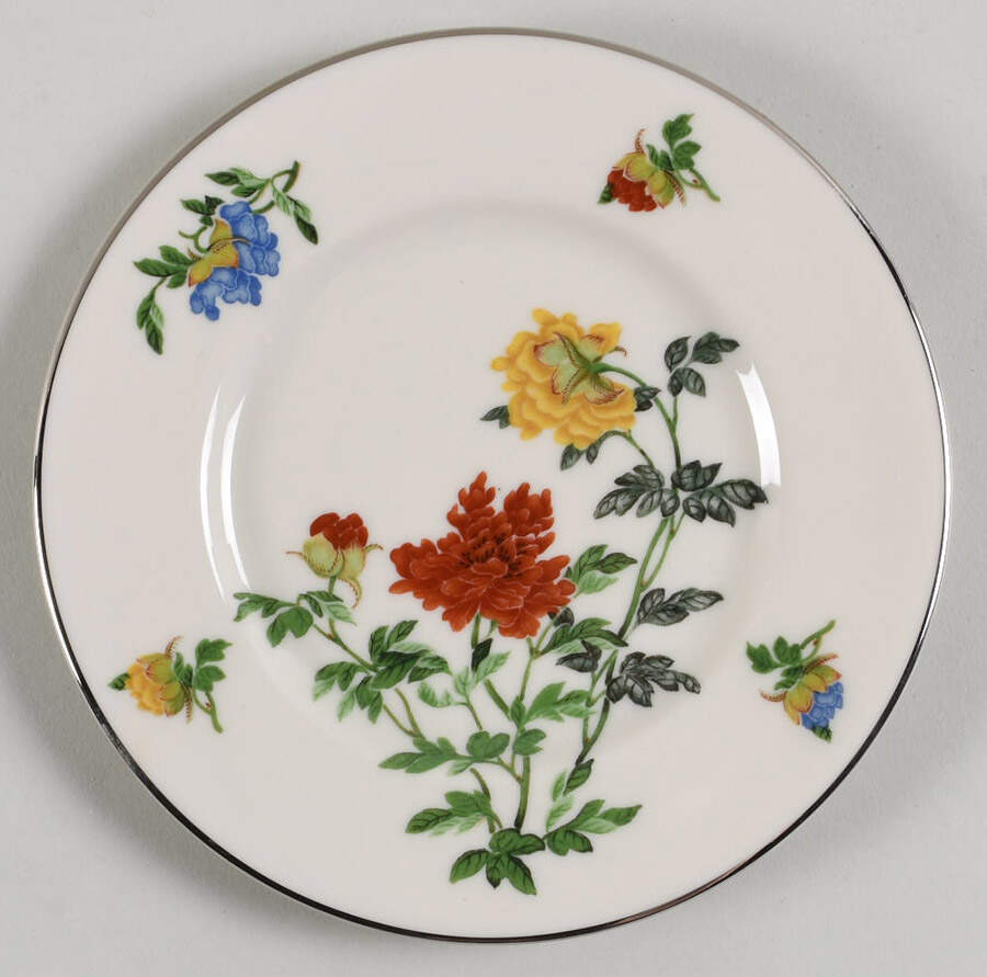 Malin Platinum Bread & Butter Plate by Shenango-1