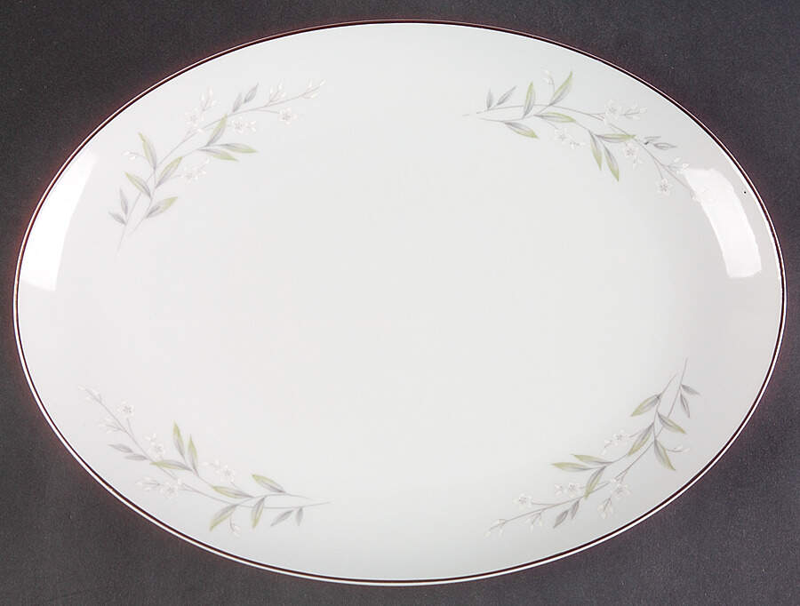 101 12" Oval Serving Platter by St Regis-1