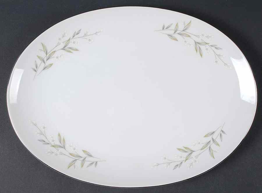 101 13" Oval Serving Platter by St Regis-1