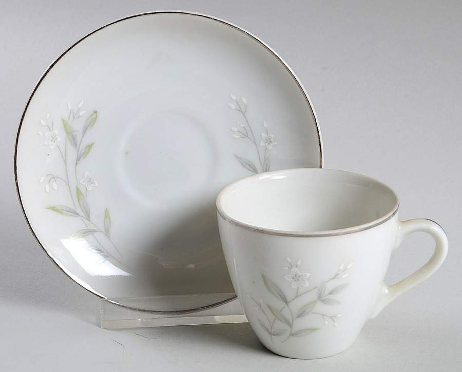 101 Flat Demitasse Cup & Saucer Set by St Regis-1
