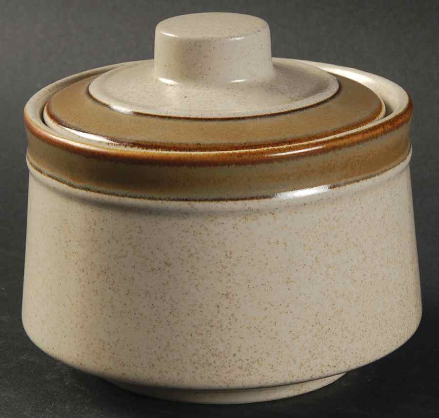 Autumn Wheat Sugar Bowl & Lid by Sears-1