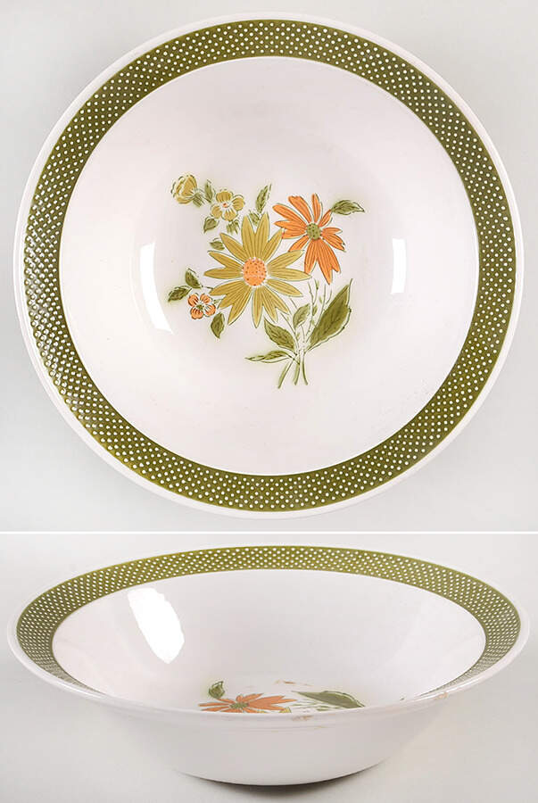 Bellegay 9" Round Vegetable Bowl by Sears-1