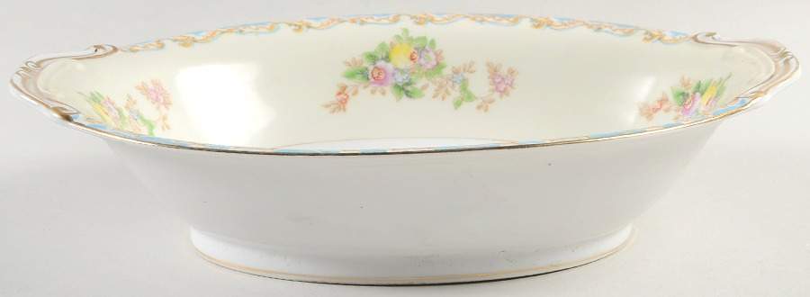 Gloria 11" Oval Vegetable Bowl by Sampy (Japan)-1