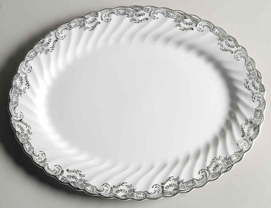 Sylvania 12" Oval Serving Platter by Sovereign Potters-1