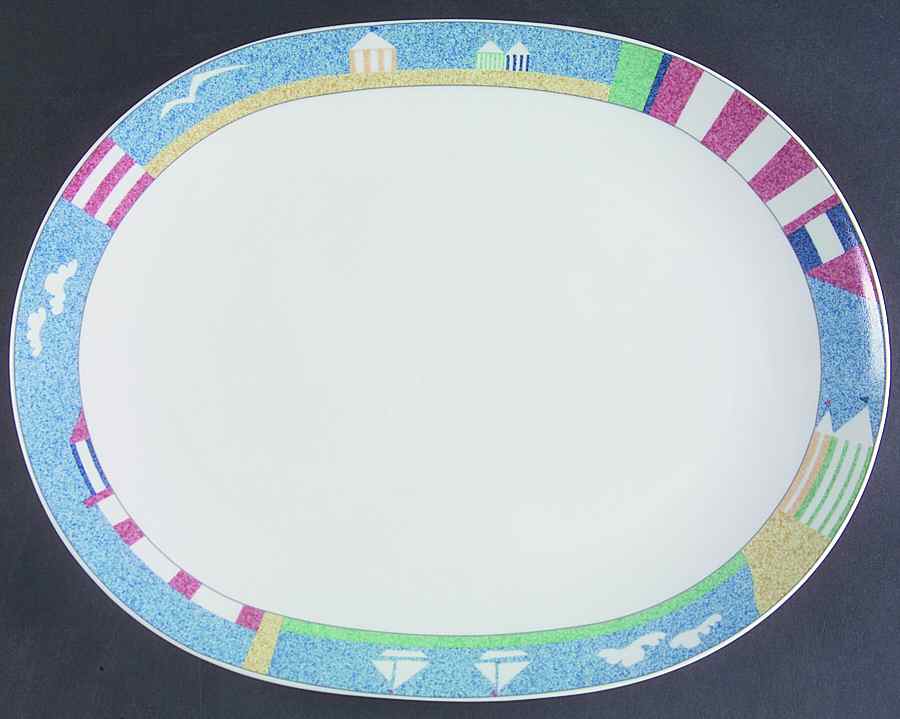 Cabana 14" Oval Serving Platter by Studio Nova-1