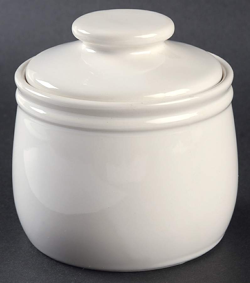 Chromatics Classic White Sugar Bowl & Lid by Studio Nova-1