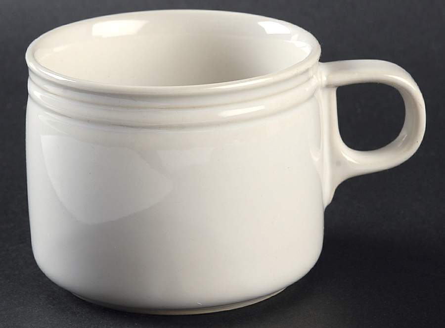 Chromatics Classic White Flat Cup by Studio Nova-1