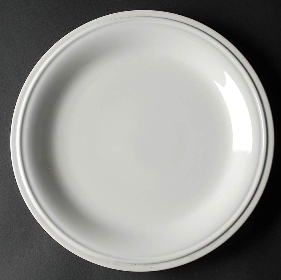 Chromatics Classic White 12" Chop Plate (Round Platter) by Studio Nova-1
