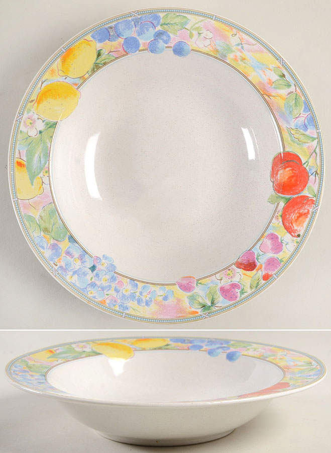 Fruit Gallery Rim Soup Bowl by Studio Nova-1