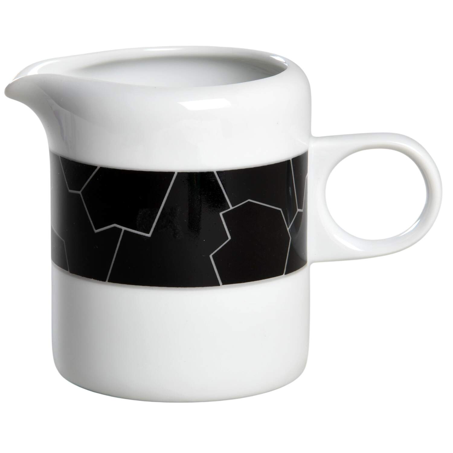 Jigsaw Black Creamer by Studio Nova-1