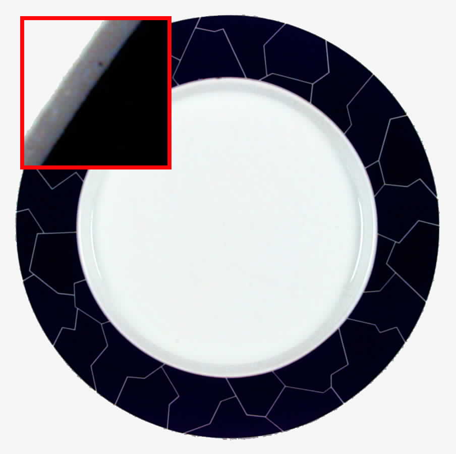Jigsaw Black Dinner Plate by Studio Nova-1