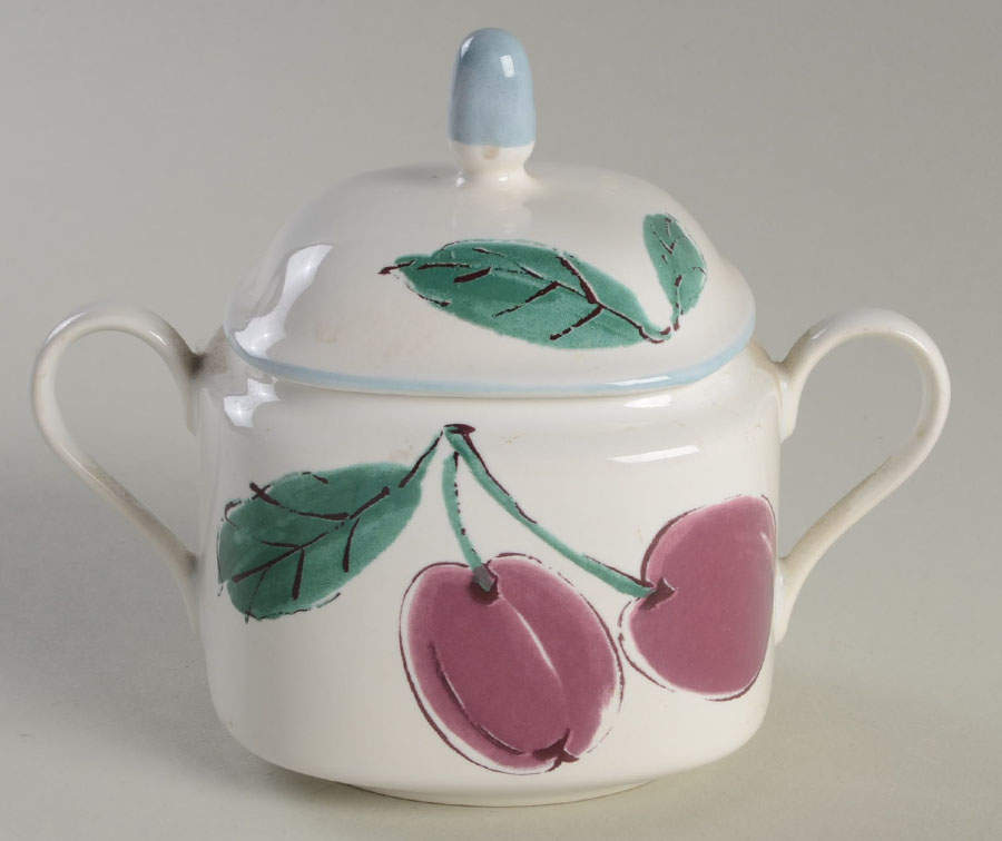 Just Fruits Sugar Bowl & Lid by Studio Nova-1
