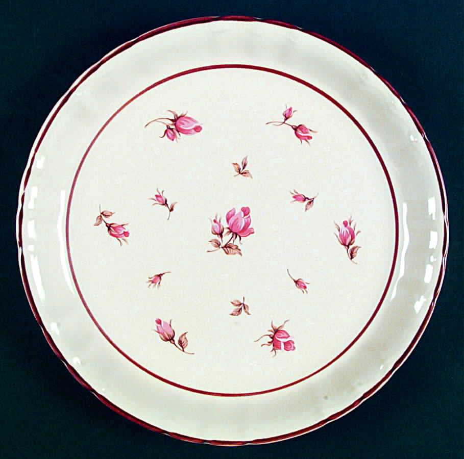 Rose Blooms Dinner Plate by Savoir Vivre-1