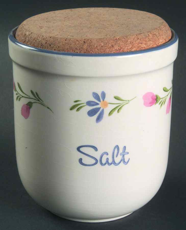 Sissi Salt Canister & Cork Stopper by Savoir Vivre-1