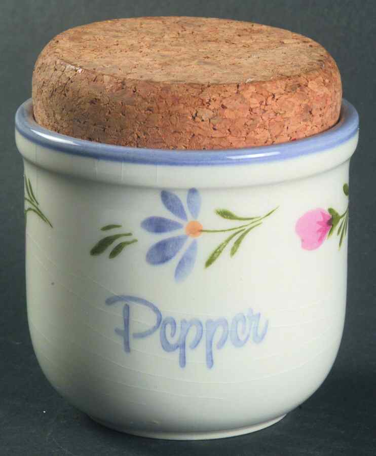 Sissi Pepper Canister & Cork Stopper by Savoir Vivre-1