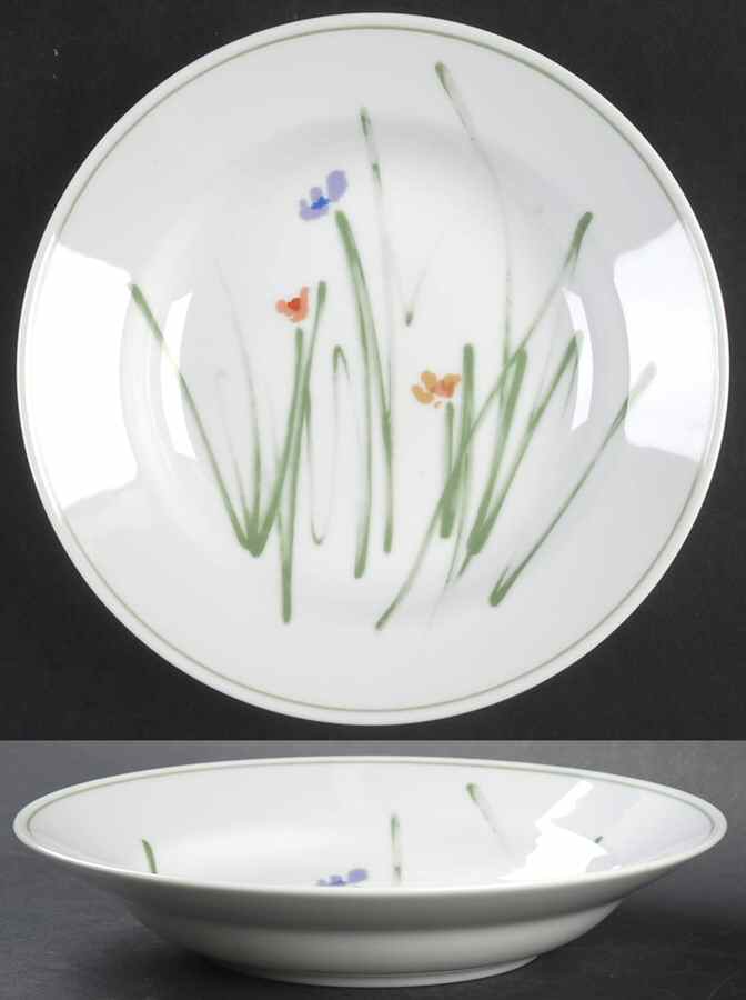 Sketch Book II Rim Soup Bowl by Studio Nova-1