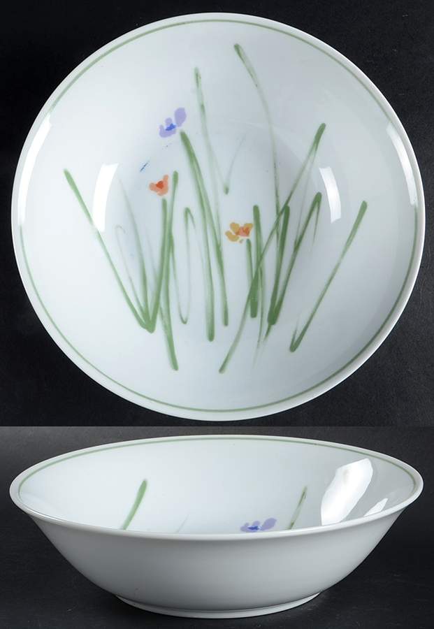 Sketch Book II 9" Round Vegetable Bowl by Studio Nova-1