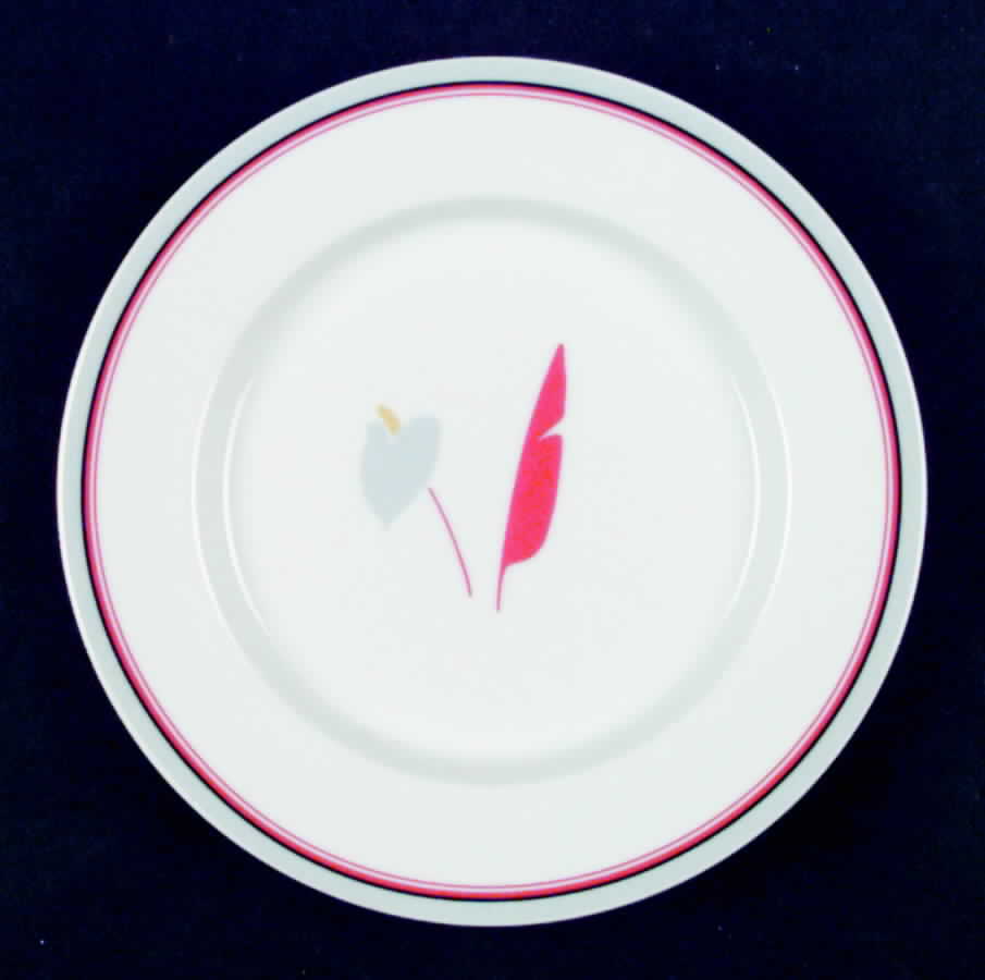 Terrace Twist Gray Salad Plate by Studio Nova-1