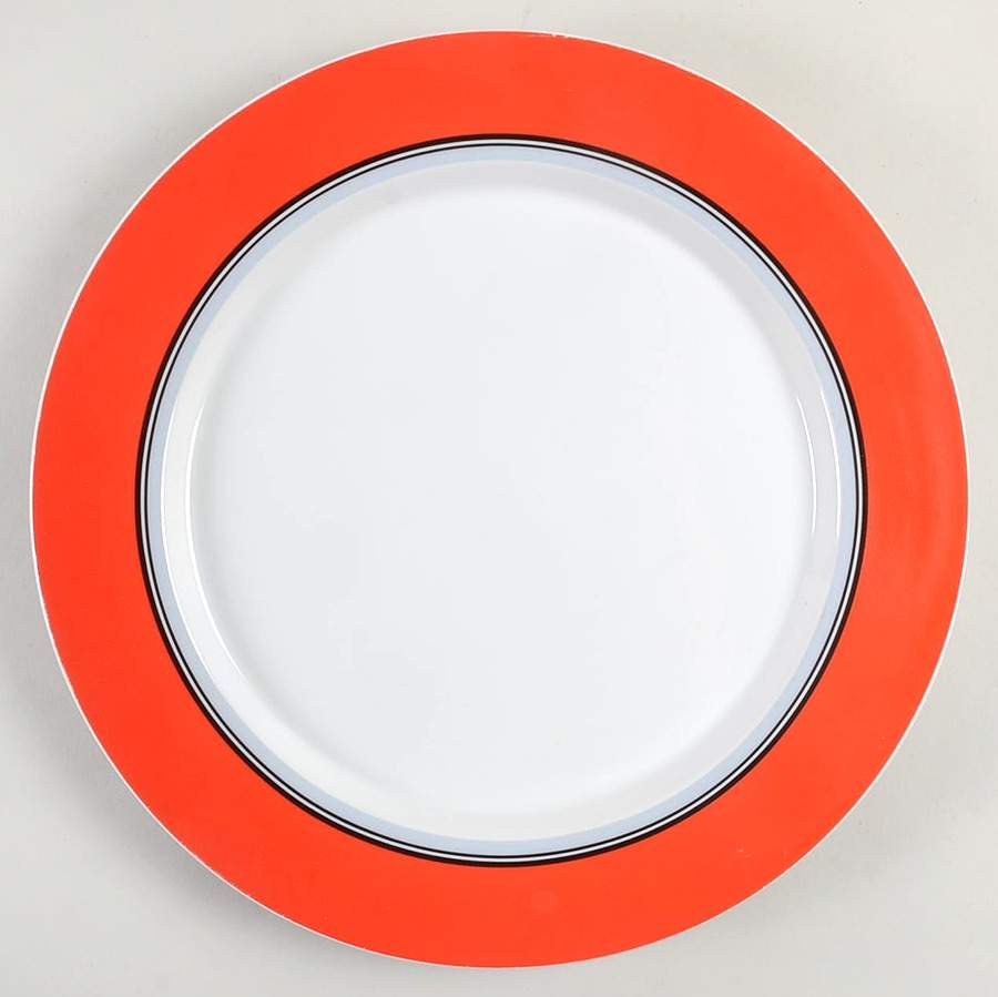 Terrace Twist Red 12" Chop Plate (Round Platter) by Studio Nova-1