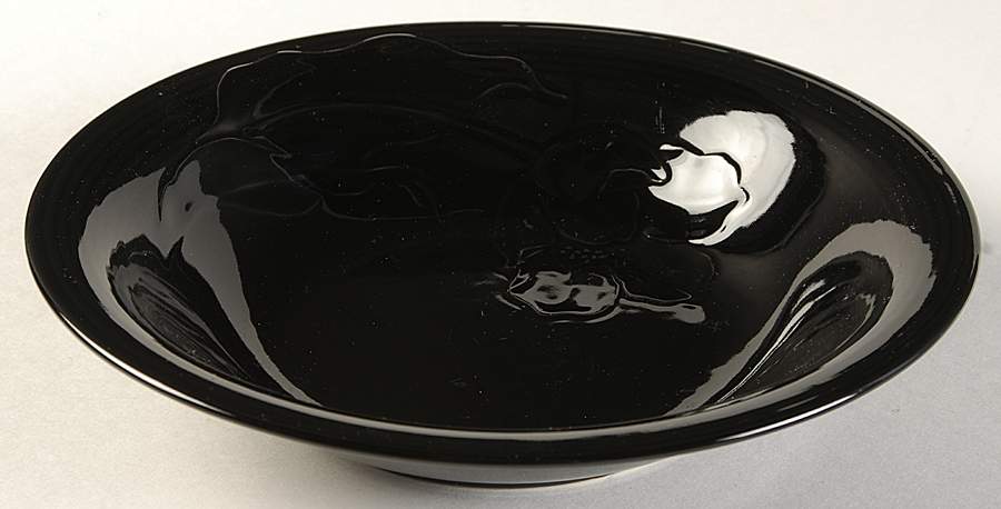 Tulip Black Coupe Soup Bowl by Studio Nova-1