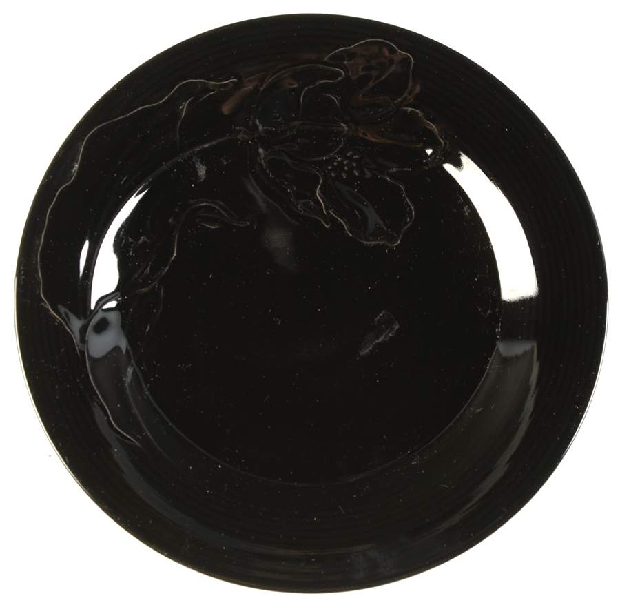 Tulip Black Salad Plate by Studio Nova-1