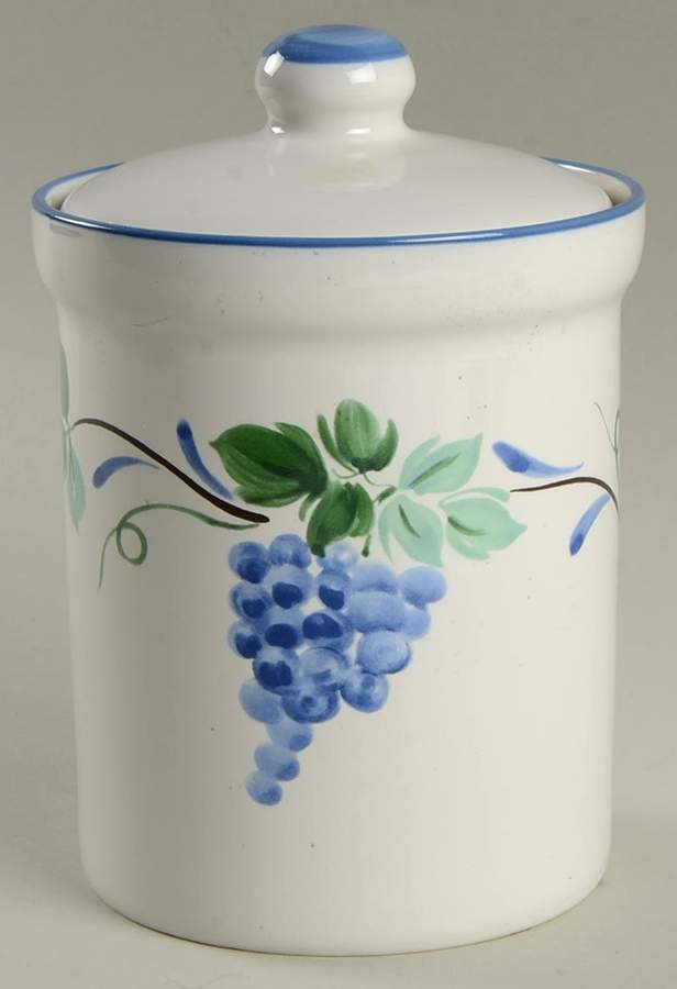 Vineyard Medium Canister & Lid by Savoir Vivre-1