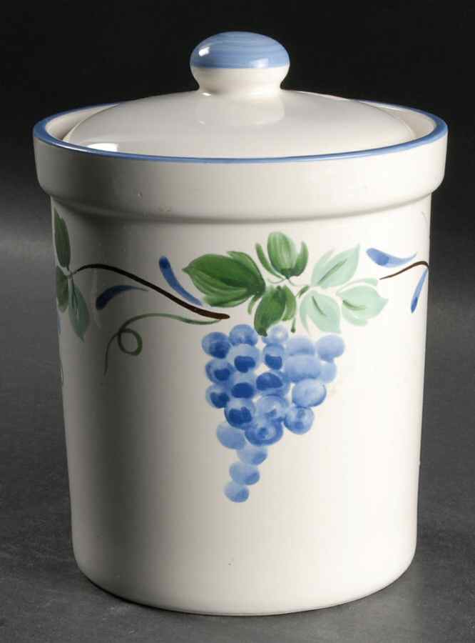 Vineyard Large Canister & Lid by Savoir Vivre-1