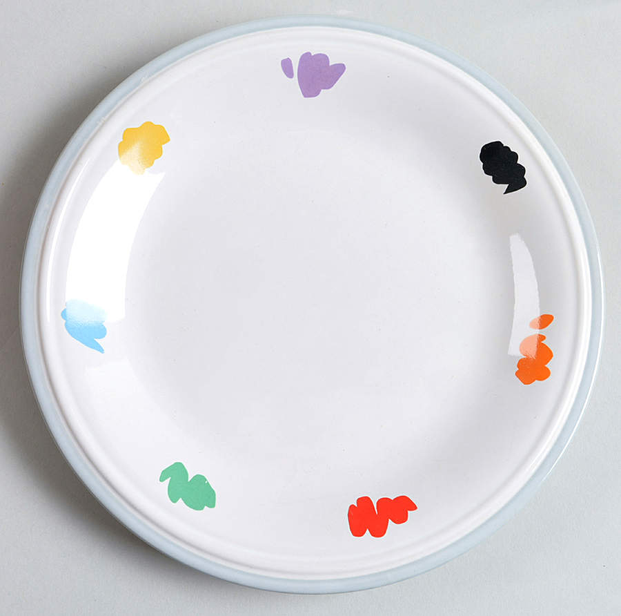 Painter's Pallet Salad Plate by Studio Nova-1