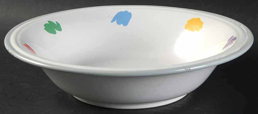 Painter's Pallet Coupe Soup Bowl by Studio Nova-1