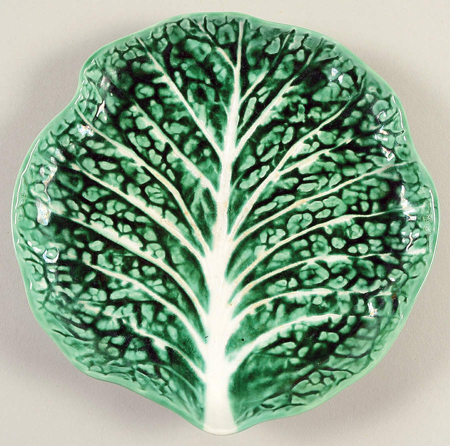 Cabbage Green Coupe Bread & Butter Plate by Secla-1