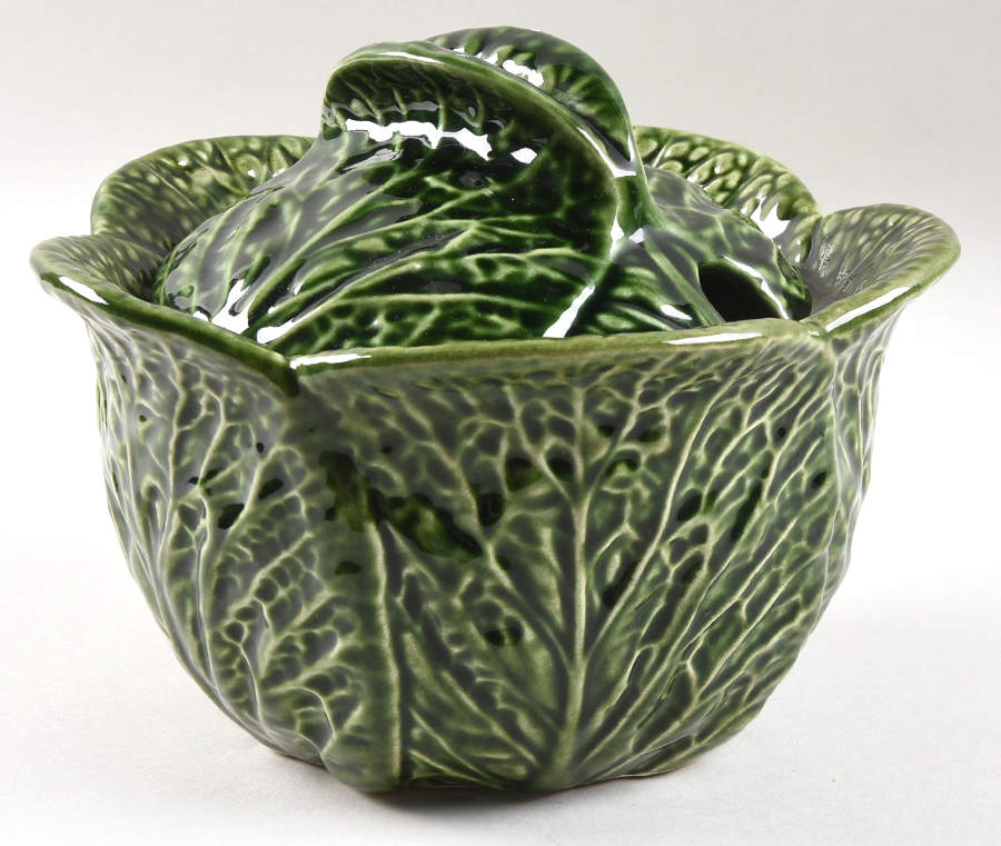 Cabbage Green Tureen & Lid by Secla-1