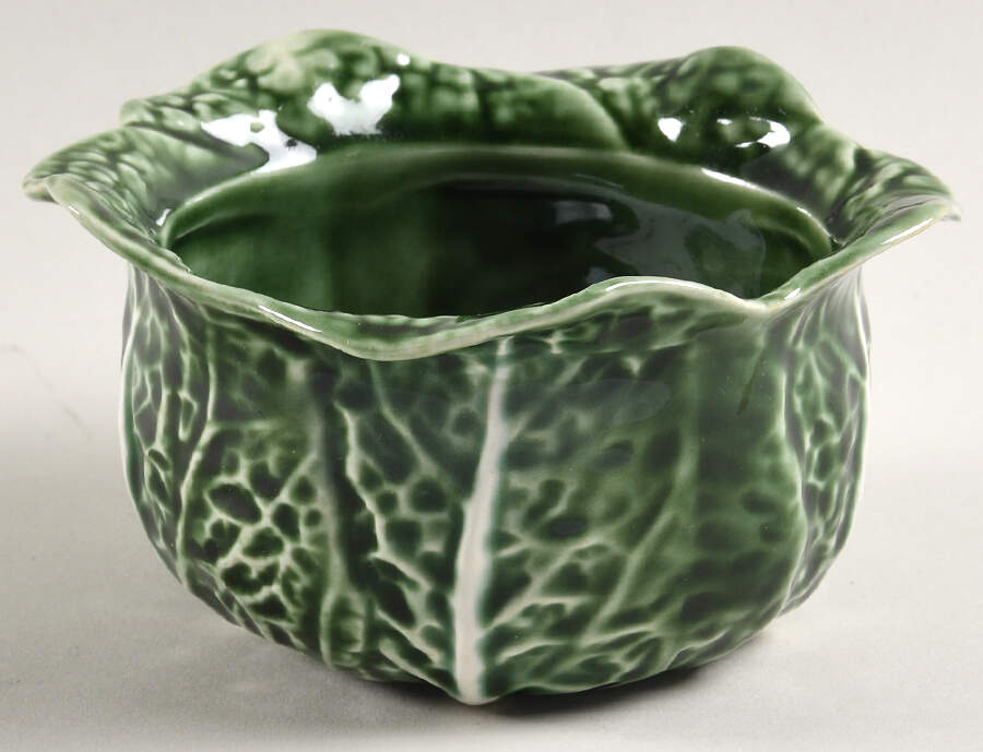 Cabbage Green Sugar Bowl No Lid by Secla-1
