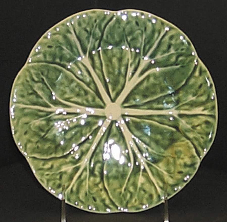 Cabbage Green Bread & Butter Plate by Secla-1