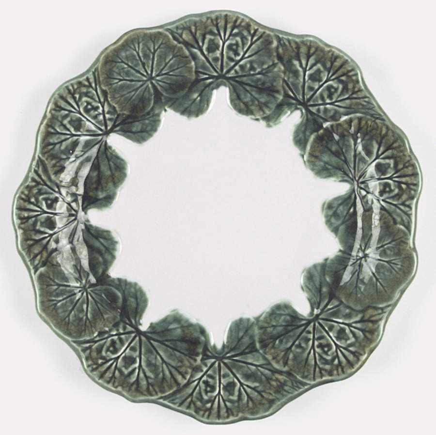 Cabbage White and Green Dinner Plate by Secla-1