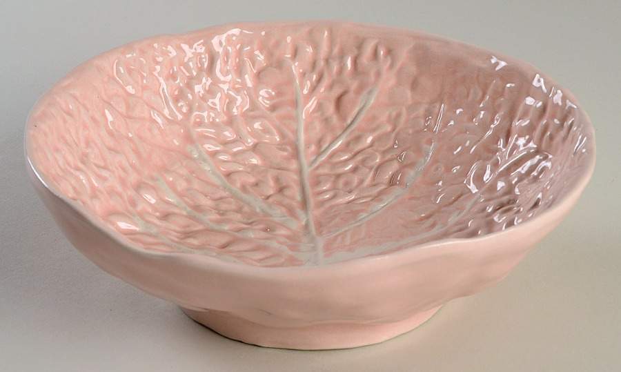Cabbage Pink 8" Round Vegetable Bowl by Secla-1