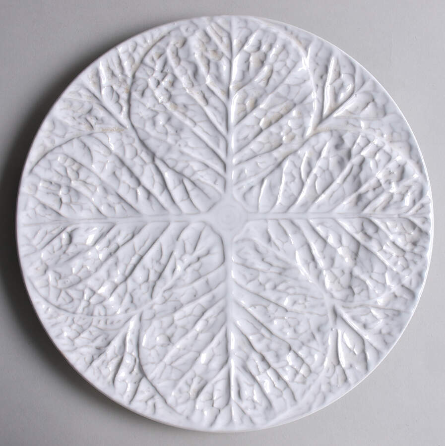 Cabbage White 12" Chop Plate (Round Platter) by Secla-1