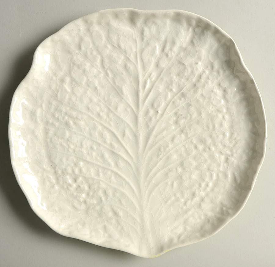 Cabbage White Luncheon Plate by Secla-1