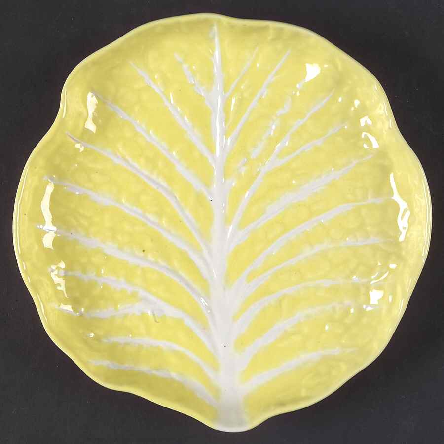 Cabbage Yellow Dessert/Pie Plate by Secla-1