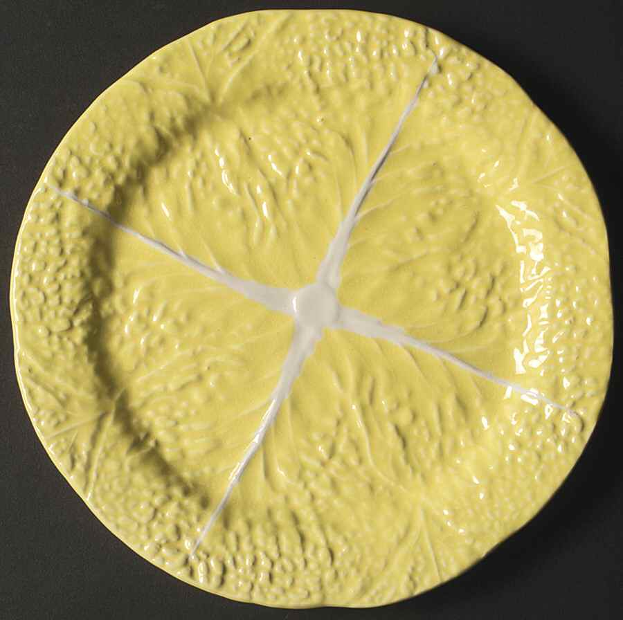 Cabbage Yellow Salad Plate by Secla-1