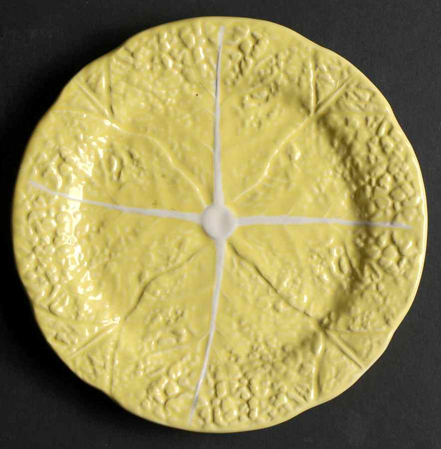 Cabbage Yellow Bread & Butter Plate by Secla-1