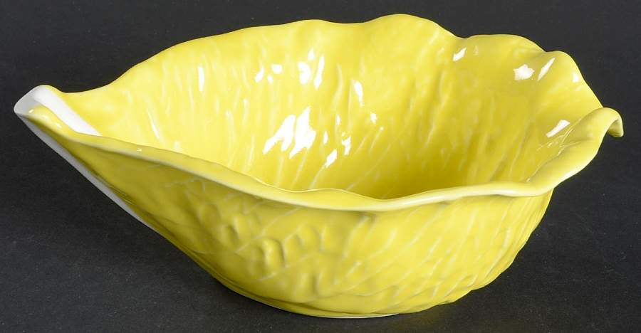 Cabbage Yellow Coupe Cereal Bowl by Secla-1