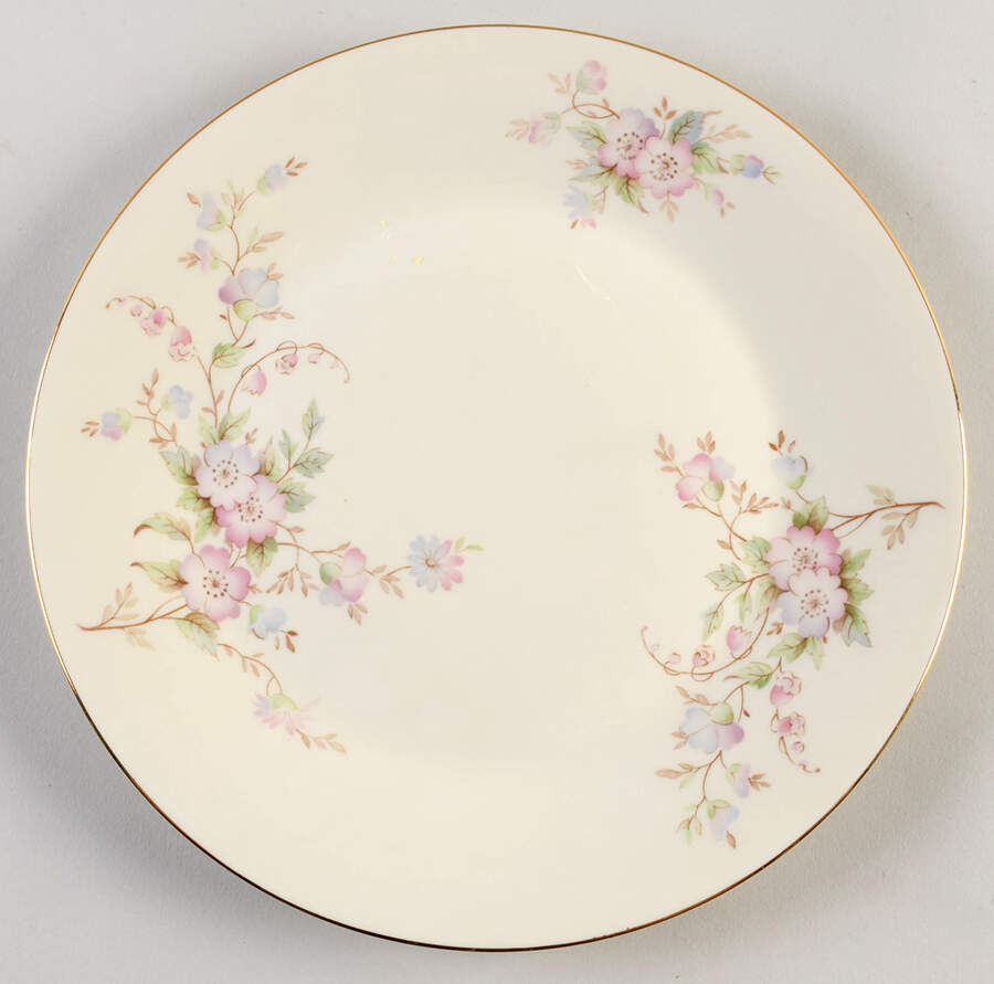 Romance (Gold Trim) Dinner Plate by Sadler-1