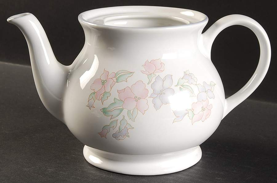 Romance (Blue Trim) Teapot No Lid by Sadler-1