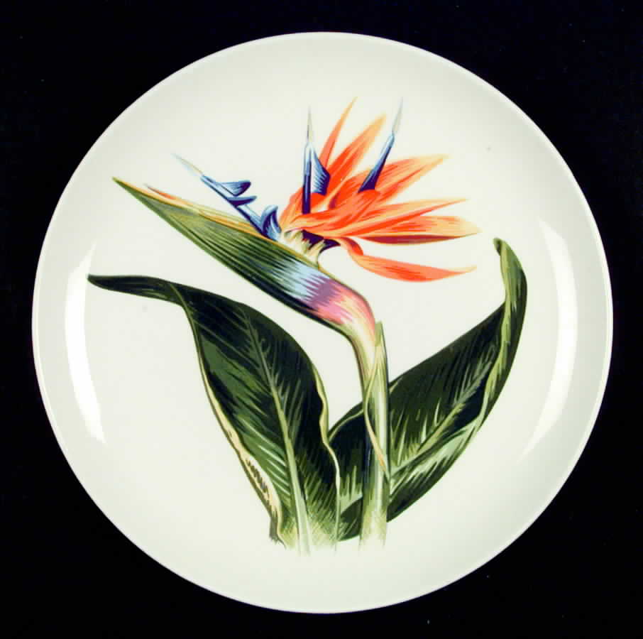 Bird of Paradise Dinner Plate by Santa Anita-1