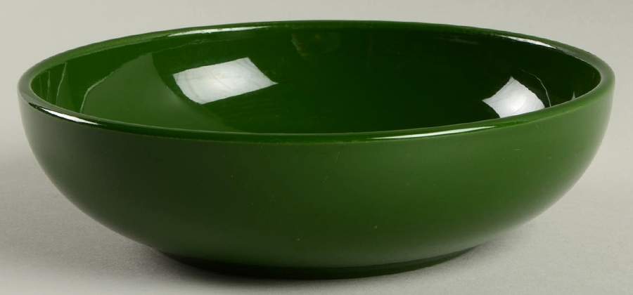 California Modern Dark Green Coupe Soup Bowl by Santa Anita-1